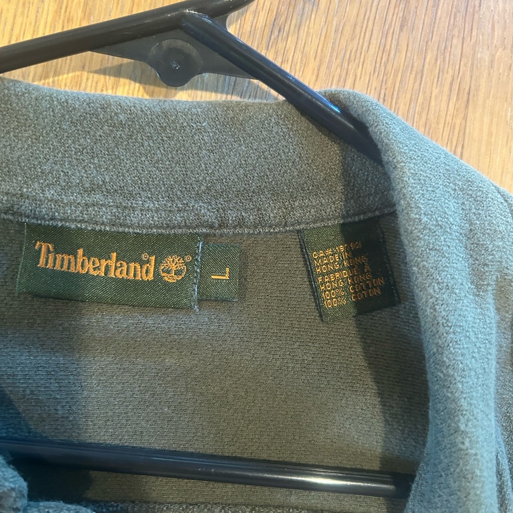 Timberland Olive Button Down Shirt - image 3